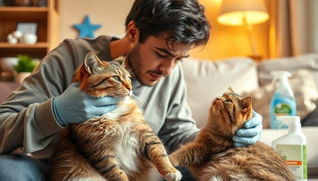 can i touch my cat if it has ringworm? can i touch my cat if it has ringworm?