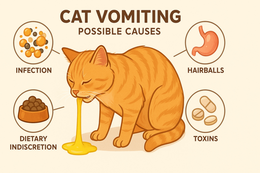 Cat Vomiting Yellow Liquid: Causes, Treatment, and When to Worry cat vomiting yellow liquid