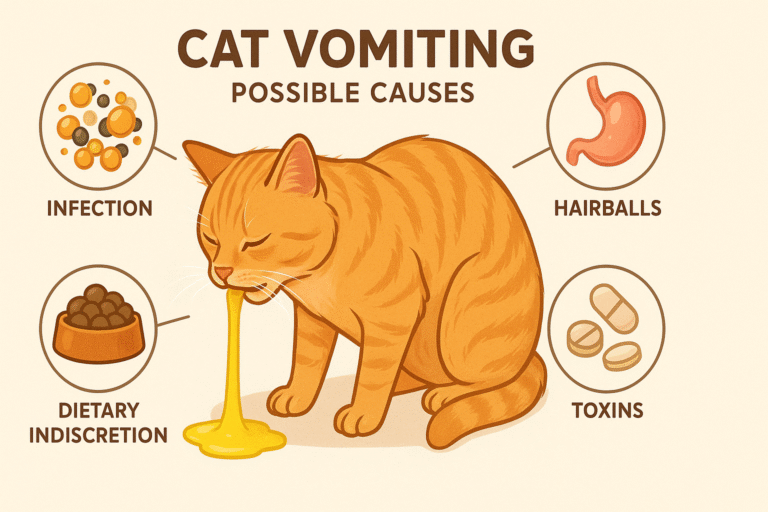 Cat Vomiting Yellow Liquid: Causes, Treatment, And When To Worry