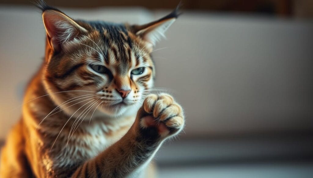 Cat Overgrooming Behavior cats groom themselves