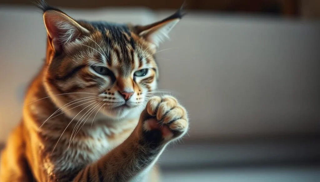 Cat Overgrooming Behavior cats groom themselves