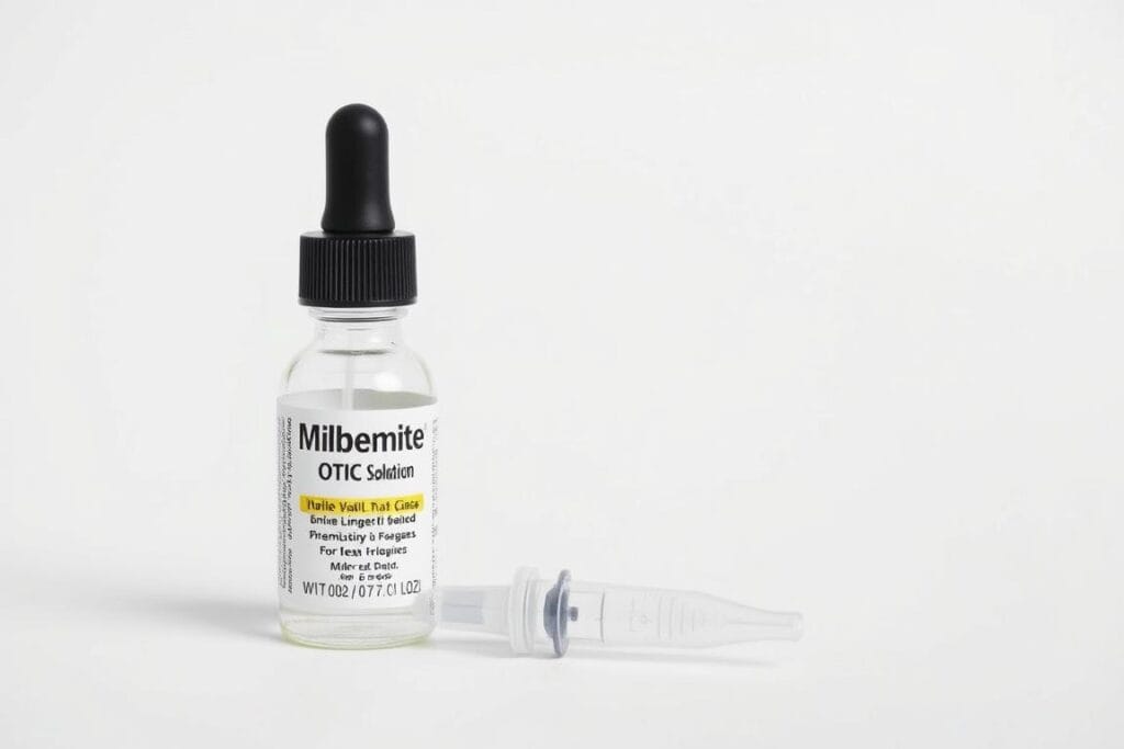 Milbemite Otic Solution with applicator for direct ear application Milbemite Otic Solution with applicator for direct ear application