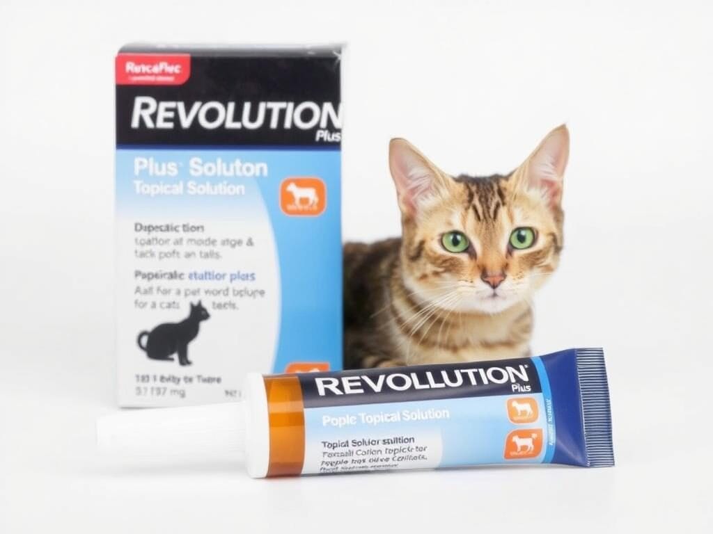 Revolution Plus Topical Solution for Cats package and applicator Revolution Plus Topical Solution for Cats package and applicator