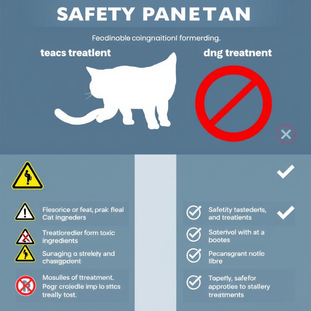 Safety profile comparison showing cat-specific formulations Safety profile comparison showing cat-specific formulations