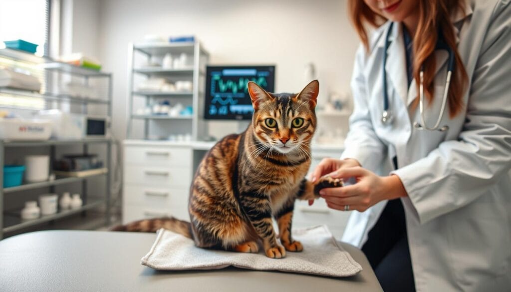 feline medical checkup cat not using litter box
