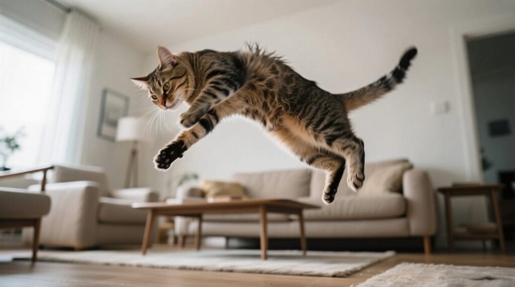 Cat landing mechanics during fall do cats land on their feet