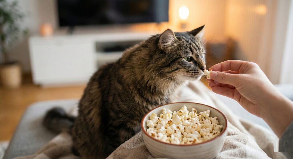 Can Cat Have Popcorn