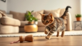 Adorable Brown Tabby Kitten: Playful Companion