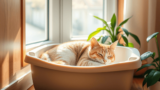 Why Is My Cat Laying in the Litter Box? Understanding This Unusual Behavior